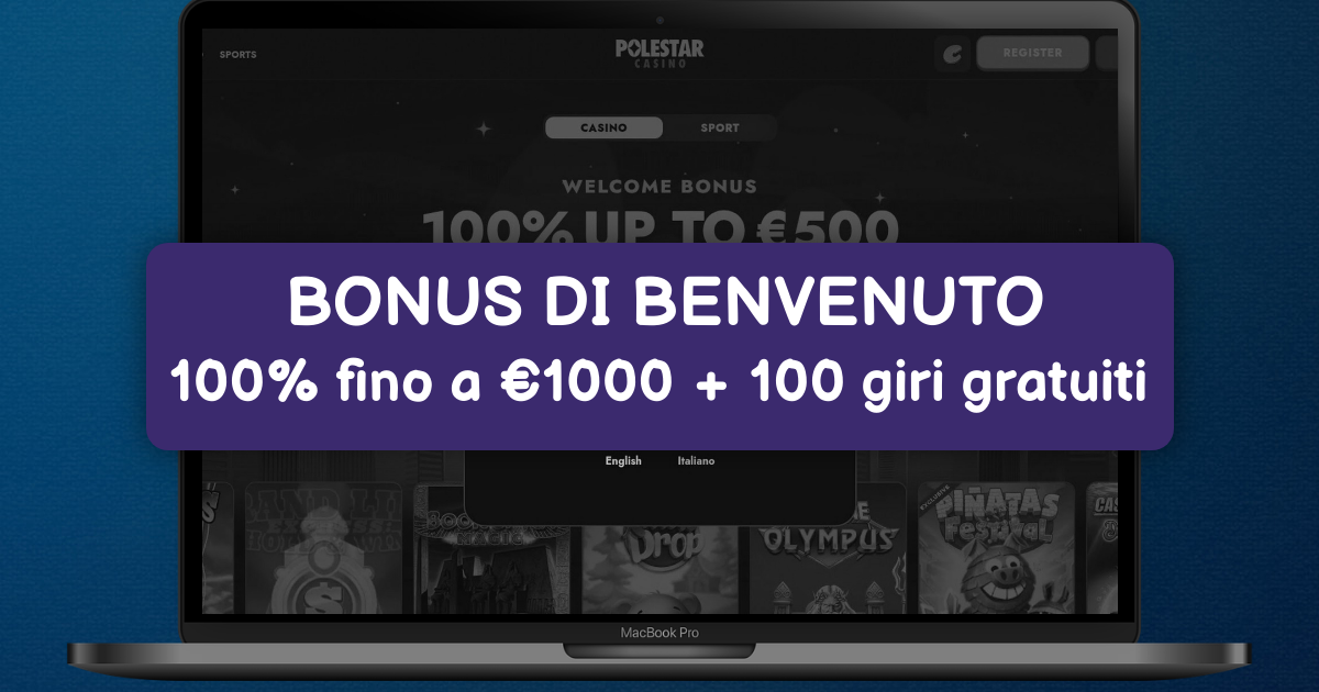 Polestar Casino welcome bonus